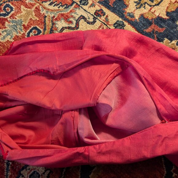 MaxMara Weekend dress, sleeveless linen and silk, dusty red, sz8 - Picture 15 of 15